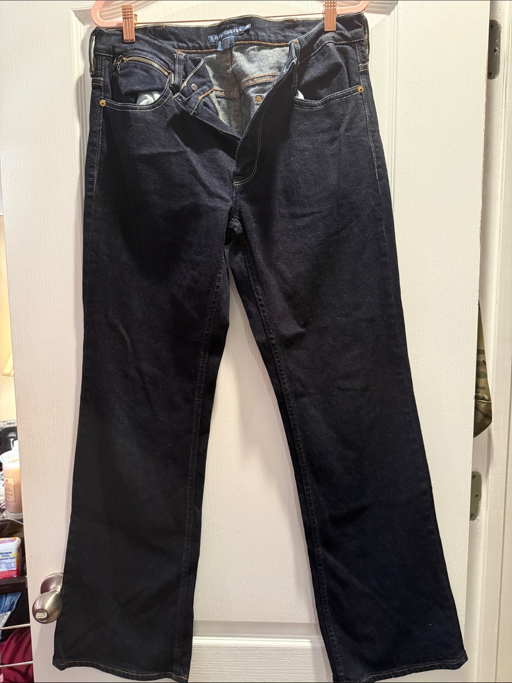 Ralph Lauren Dark Indigo Wide Leg Jeans